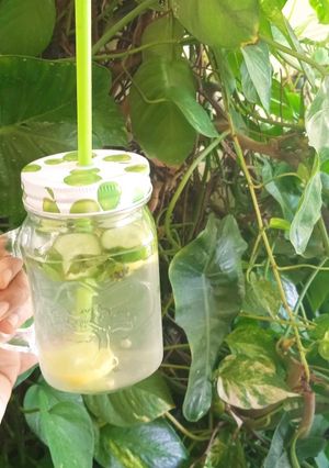 A picture of Cucumber Mint Detox Drink.