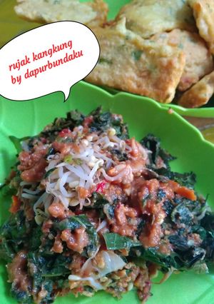 Foto resep Rujak kangkung