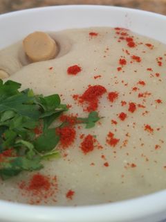 صورة لوصفة شوربة الفطر الكريمية