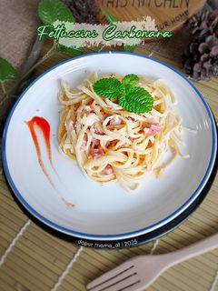 Foto resep Fettuccini Carbonara