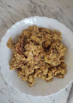 عکسی از دستور چغرتمه مرغ
