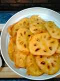 Akar Teratai Goreng Bumbu Ketumbar