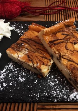 Una foto de Pastel de stracciatella