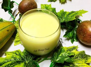 Hình của món Sinh Tố Dưa Gang Chanh Dây.