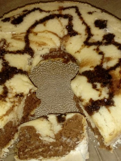 Una foto de Torta marmolada sencilla y rápida