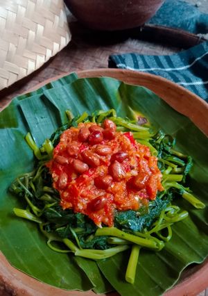 Foto resep Plecing Kangkung Khas Lombok