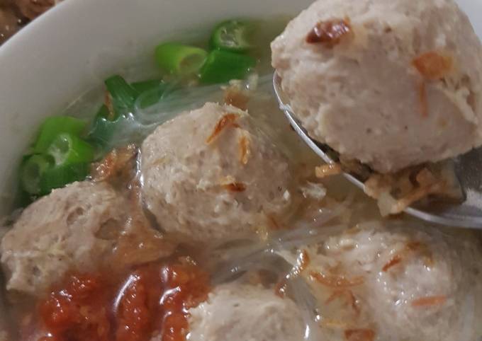 Resep Bakso Kenyal Tanpa Baking Powder Oleh Fenti Inova Cookpad