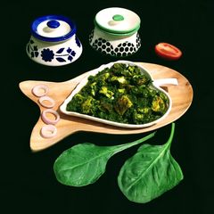 Palak Paneer A picture of Palak Paneer.