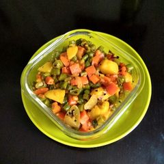 A picture of Fried Winter Veggies.