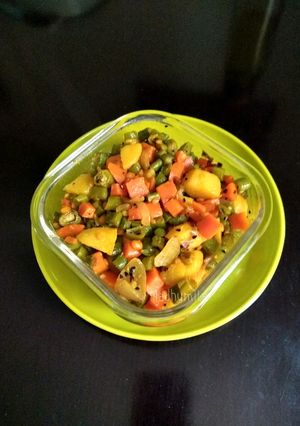 A picture of Fried Winter Veggies.