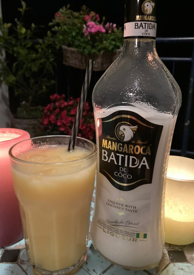 Una foto de Orange colada