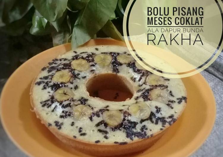 Bolu Pisang Meses Coklat