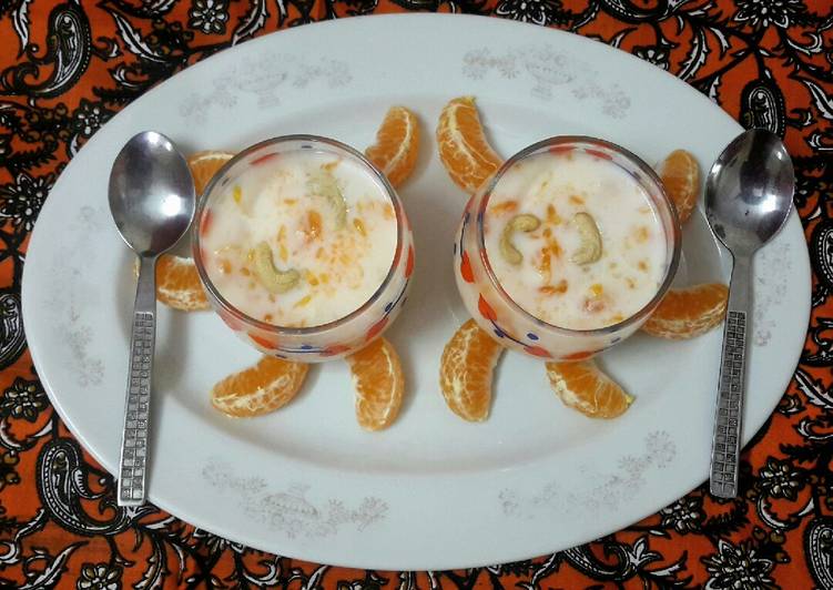 Easiest Way to Make Any-night-of-the-week Assamese komolar kheer(Orange kheer)