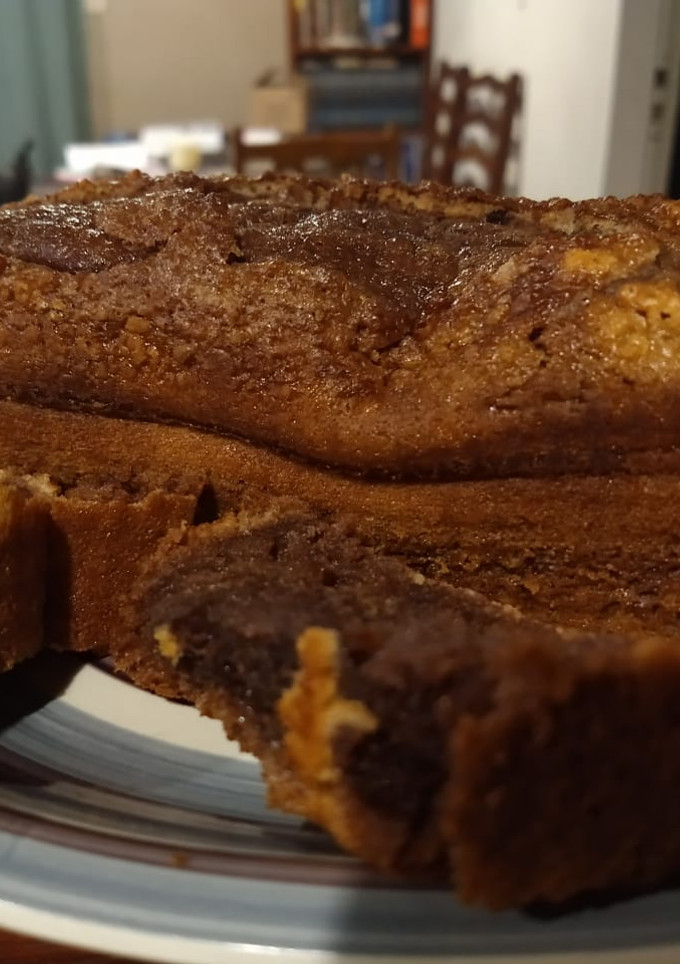 Una foto de Budín marmolado (de molde chico)