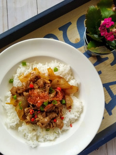 【中秋佳節】柚香豚飯(簡易快速一鍋到底15分鐘) 的食譜成品照片