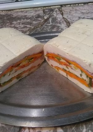 Una foto de Matambre de pollo delicioso