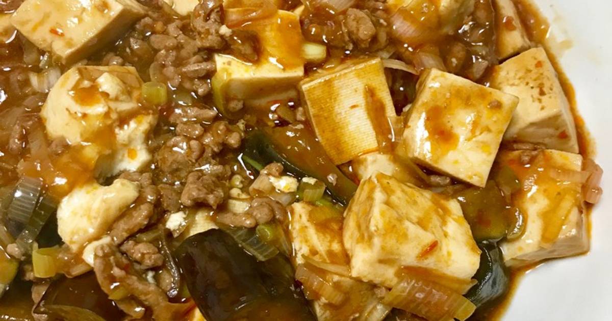 Mapo doufu y berenjena Receta de Maiko Kamata- Cookpad