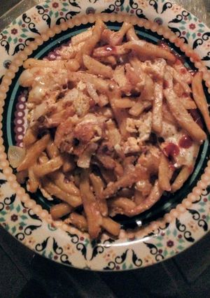 Una foto de Gramajo con cheddar