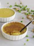 Crème Brûlée com Ervilhas