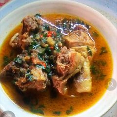 A picture of Chicken pepper soup.