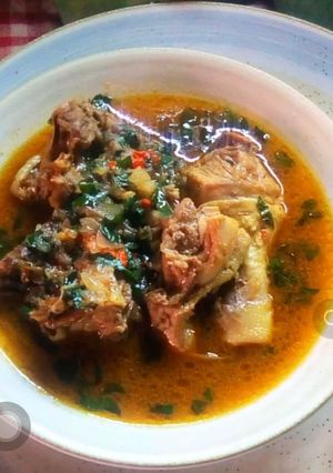 A picture of Chicken pepper soup.