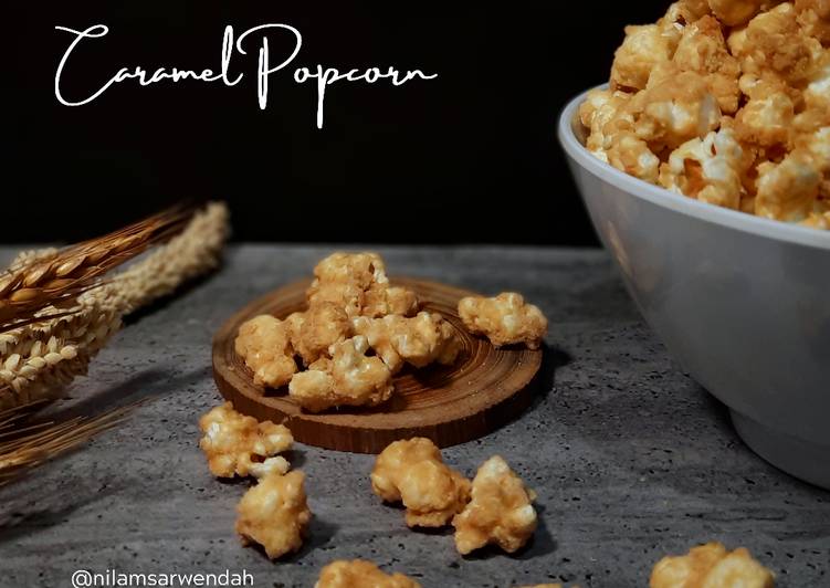 Resep Caramel Popcorn~Renyah Tahan Lama, Enak