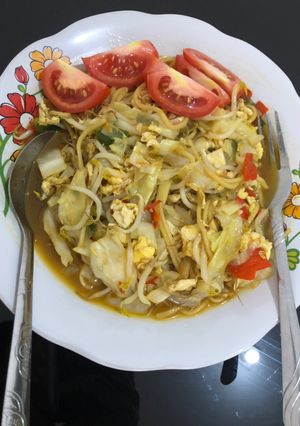Foto resep Mie Tek-tek Sayur Kuah