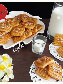 عکسی از دستور کلوچه عسلی (شیرینی عید)