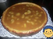 Una foto de masa cheesecake