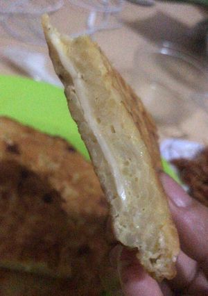 Foto resep Omelet Mie Keju