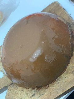 Una foto de Cobertura de chocolate y dulce de leche