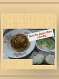 Nasi Tim Jamur Hioko (ala chef)