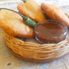 A picture of Moong dal kachori.