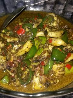 Foto resep Sotong cabai ijo kuah hitam