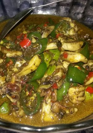 Foto resep Sotong cabai ijo kuah hitam