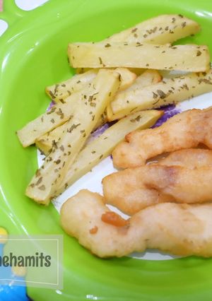 Foto resep Baked potato fries, cemilan anak (boleh untuk dibawah 12m) mpasi