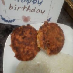 A picture of VashBake Famous Salmon Burger.