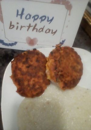 A picture of VashBake Famous Salmon Burger.