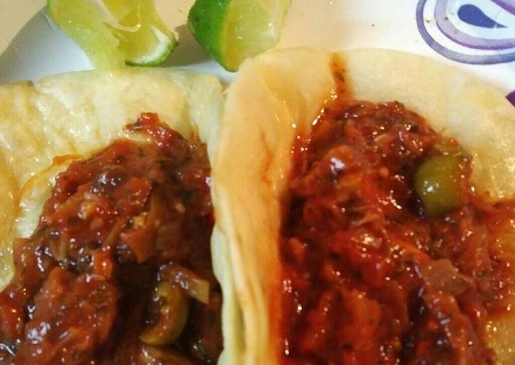 Recipe of Homemade Cabbage and Chicken with Tortillas
