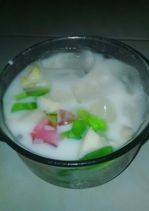 Foto resep Es campur jelly leci