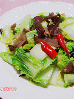 扁魚香炒娃娃菜 的食譜成品照片