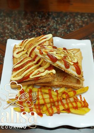 عکسی از دستور اسنک قارچ و ژامبون
