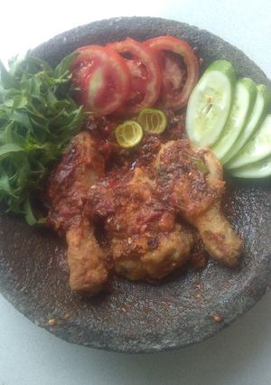 Foto resep Ayam sambal cobek ala-ala saya