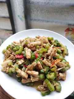 Foto resep Oseng Pare Teri Tempe Semangit