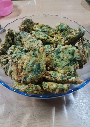 Una foto de Buñuelos de acelga y más