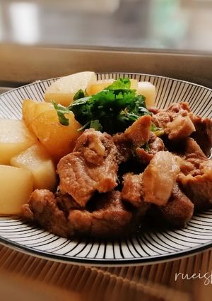 豚肉燉白蘿蔔 的食譜成品照片