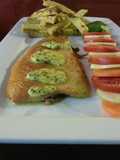 Trucha con mantequilla café París andino