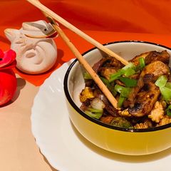 A picture of Chilli mushroom.