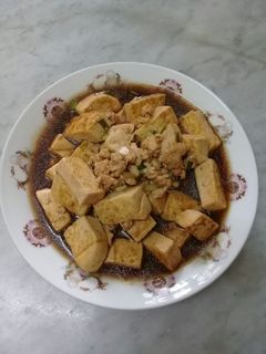 Foto resep Tahu putih dan daging ayam cincang