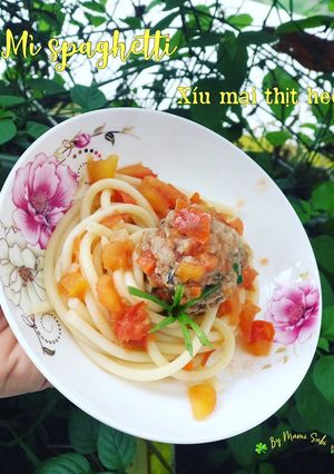 Hình của món Meatball Spaghetti#teamtrees 🌟🌳.